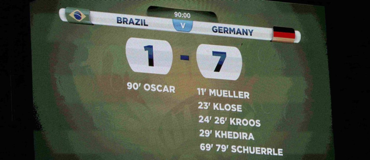 Alemanha 7 X 1 Brasil